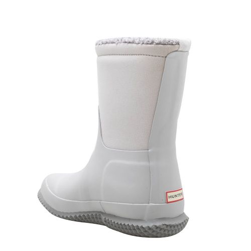 Junior Frosted Grey Original Sherpa Wellington Boots (12-3) 99312 by Hunter from Hurleys