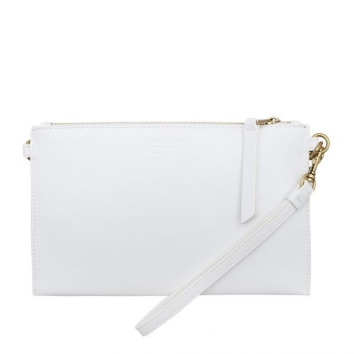 Womens White Charms Smooth Flat Crossbody Bag 103118 by Versace Jeans Couture from Hurleys