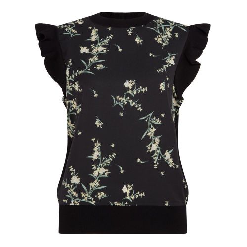 Womens Black Zaphira Papyrus Sleeveless Top 87298 by Ted Baker from Hurleys