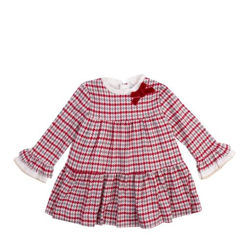 Infant Red Houndstooth Check Dress 74826 by Mayoral from Hurleys