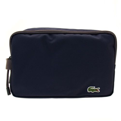 Mens Black Iris Wash Bag 61867 by Lacoste from Hurleys