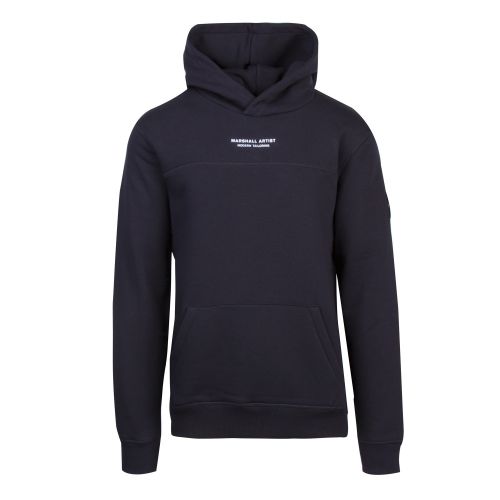 Mens Navy Siren Hooded Sweat Top 53489 by Marshall Artist from Hurleys