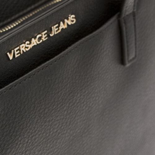 Womens Black Branded Shopper Bag 35941 by Versace Jeans from Hurleys