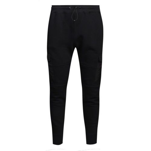 Mens Black Nylon Patch Sweat Pants 100874 by PS Paul Smith from Hurleys