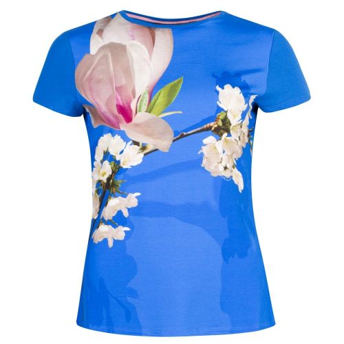Womens Bright Blue Aeesha Harmony Fitted S/s T Shirt 25800 by Ted Baker from Hurleys
