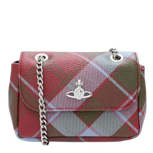 Womens Viviennes Tartan Derby Mini Purse Crossbody Bag With Chain 47165 by Vivienne Westwood from Hurleys
