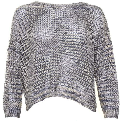 Womens Multi Melange Lurex Shimmer Mesh Jumper 14542 by French Connection from Hurleys