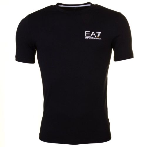 Ea7 Mens Black Training Core Identity Stretch S/s Tee Shirt 64248 by EA7 from Hurleys