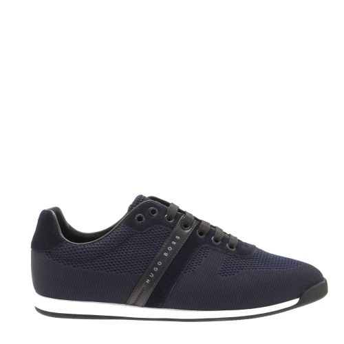 Athleisure Mens Dark Blue Maze_Lowp_Knit Trainers 33681 by BOSS from Hurleys