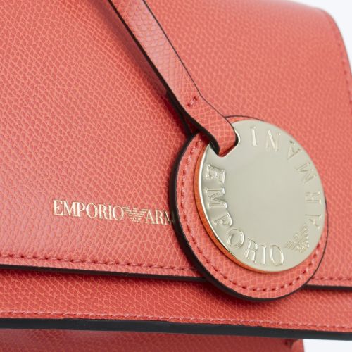 Womens Coral Branded Small Crossbody Bag 37173 by Emporio Armani from Hurleys