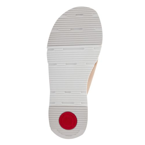 Womens Blush Sporty Logo Toe Post Sandals 59603 by FitFlop from Hurleys