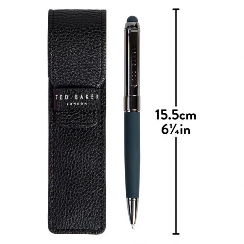 Mens Black/Navy Touch Screen Pen in Case 78901 by Ted Baker from Hurleys