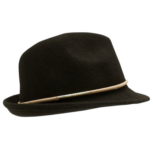 Womens Black Pamela Trilby Hat 16821 by Ted Baker from Hurleys