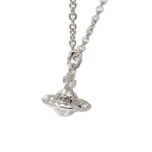 Womens Silver Mayfair Small Orb Pendant Necklace 76864 by Vivienne Westwood from Hurleys