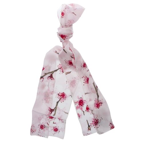 Womens Light Pink Brielle Soft Blossom Skinny Scarf 23201 by Ted Baker from Hurleys