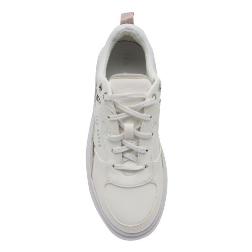 Womens White Arellis Platform Sole Trainers 52954 by Ted Baker from Hurleys