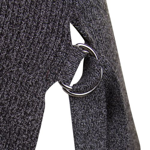 Womens Grey Melange Side Tie Top 70285 by Armani Jeans from Hurleys