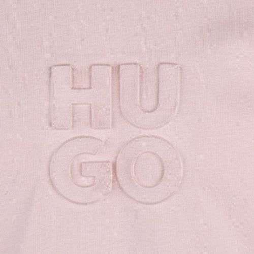 HUGO Sweatshirt Mens Light Beige Dumbkin Raised Logo Sweat