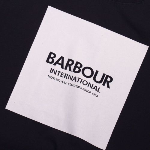 Mens Navy Block S/s T Shirt 82968 by Barbour International from Hurleys