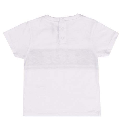 Toddler White Go Faster Logo S/s T Shirt 38308 by BOSS from Hurleys