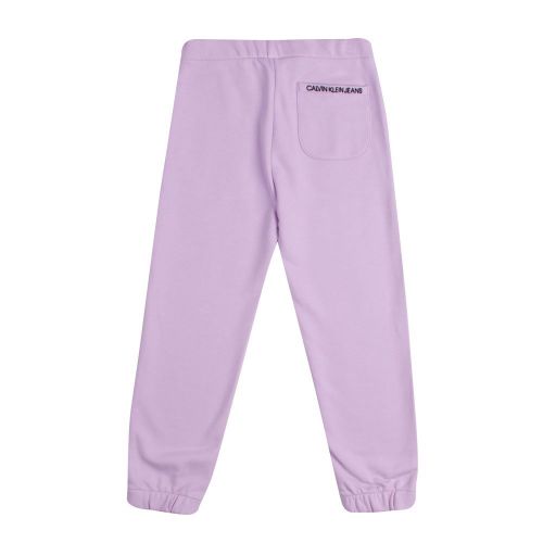 Girls Lavender Pink Relaxed Sweat Pants 83077 by Calvin Klein from Hurleys