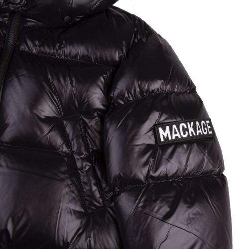 Boys Black Kennie-Lus Padded Hooded Jacket 94506 by Mackage from Hurleys