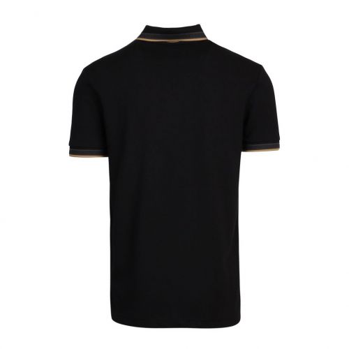 Athleisure Mens Black Paddy Regular Fit S/s Polo Shirt 96456 by BOSS from Hurleys