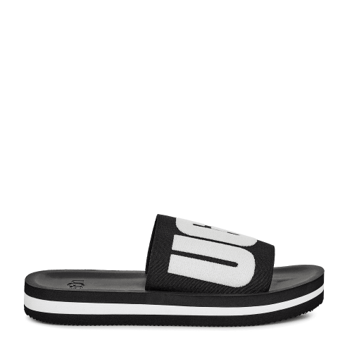 Womens Black Zuma Graphic Slides 60407 by UGG from Hurleys