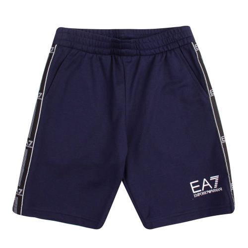 Boys Navy Logo Series Sweat Shorts 83146 by EA7 from Hurleys