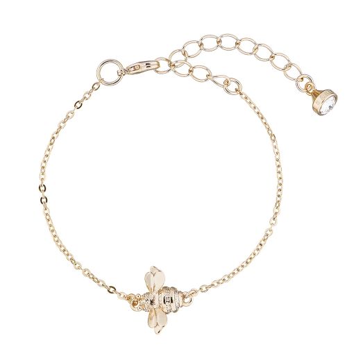 Womens Brushed Pale Gold Beedina Bumble Bee Bracelet 40631 by Ted Baker from Hurleys