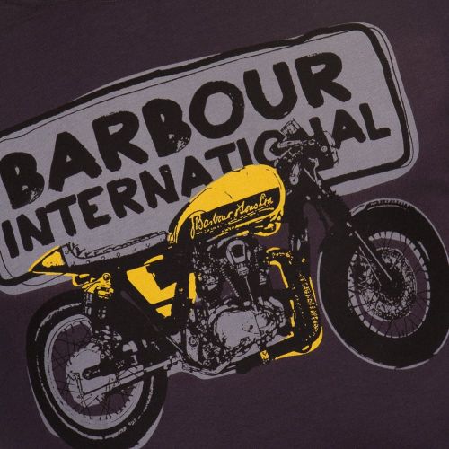 Mens Dark Navy Sketch S/s Tee Shirt 10379 by Barbour International from Hurleys