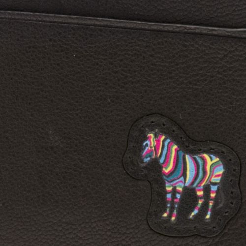 Mens Black Zebra Card Holder 28703 by PS Paul Smith from Hurleys