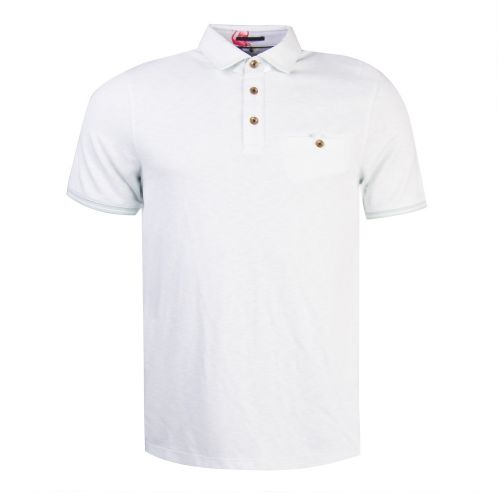Mens Mint Alsort Oxford S/s Polo Shirt 28277 by Ted Baker from Hurleys