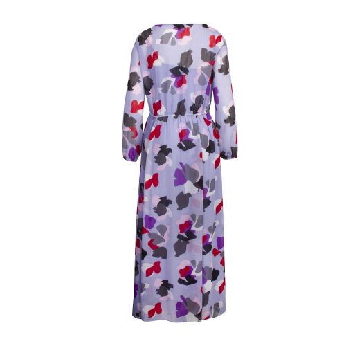 Womens Lilac Petal Chiffon Maxi Dress 55373 by Emporio Armani from Hurleys
