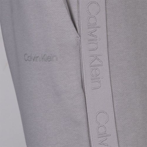 Mens Grey Fog Tonal Logo Tape Sweat Pants 103398 by Calvin Klein from Hurleys