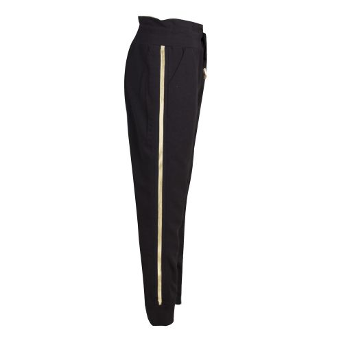 Womens Black & Gold Hexa Trousers 30916 by Forever Unique from Hurleys
