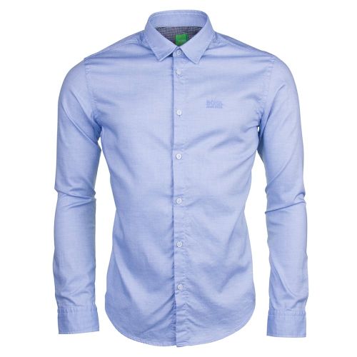 Mens Open Blue C-Buster L/s Shirt 9571 by BOSS from Hurleys