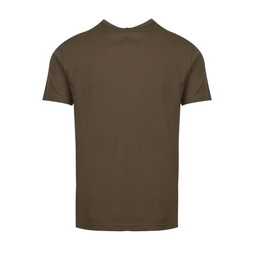 Athleisure Mens Dark Green Tee Curved Logo S/s T Shirt 73524 by BOSS from Hurleys