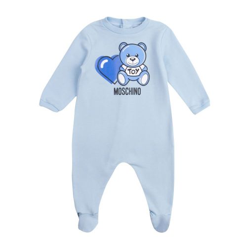 Baby Sky Toy Heart Babygrow 82058 by Moschino from Hurleys