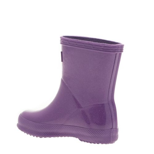 Kids Acid Purple First Classic Starcloud Wellington Boots (4-8) 32761 by Hunter from Hurleys