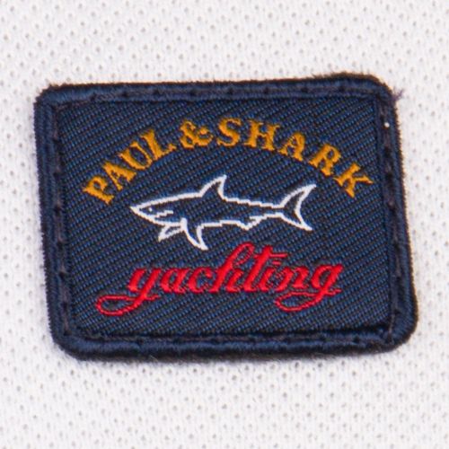 Paul & Shark Mens White Shark Fit S/s Polo Shirt 72469 by Paul And Shark from Hurleys