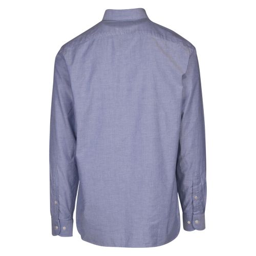 Mens Blue Quartz Organic Oxford L/s Shirt 39165 by Tommy Hilfiger from Hurleys
