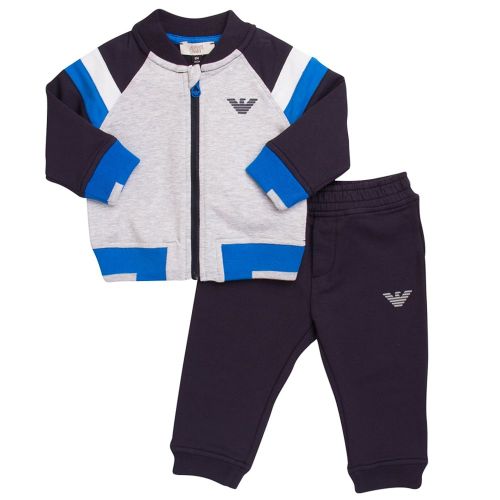 Baby Blue Branded Tracksuit 6464 by Armani Junior from Hurleys