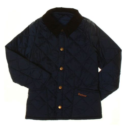 Boys Indigo Heritage Liddesdale Quilted Jacket 49558 by Barbour from Hurleys
