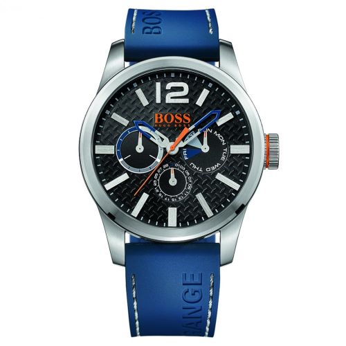 BOSS Orange Mens Blue HB242 Paris Silicone Strap Watch 10765 by BOSS Watches from Hurleys