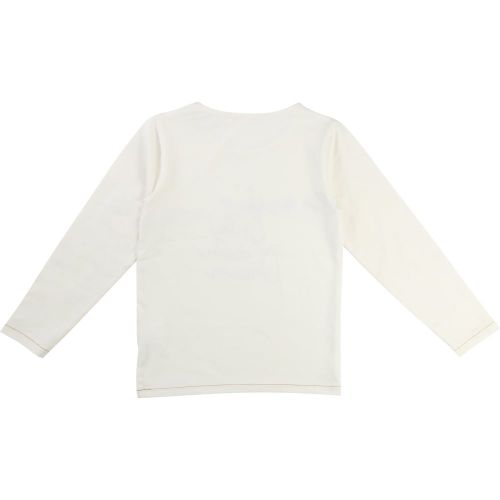 Girls White Dream L/s T Shirt 13129 by Billieblush from Hurleys