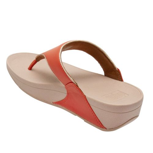 Womens Coral Pink Lulu Binding Toe Post Flip Flops 88653 by FitFlop from Hurleys