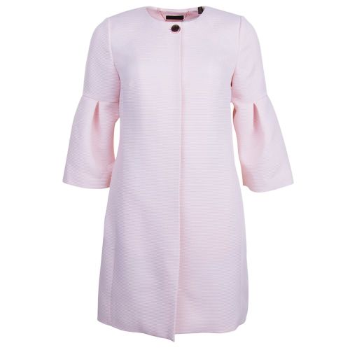 Womens Baby Pink Macea Textured Coat 9951 by Ted Baker from Hurleys