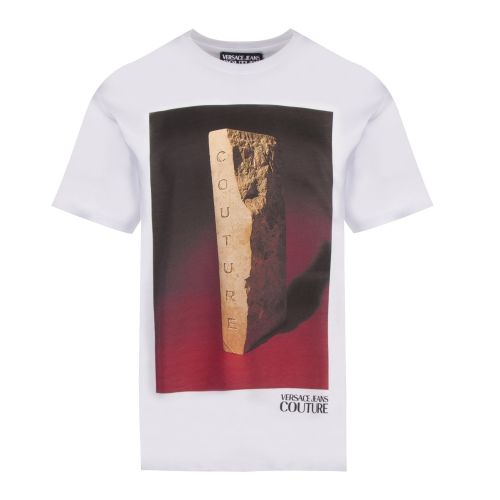 Mens White Collection Block Regular Fit S/s T Shirt 43712 by Versace Jeans Couture from Hurleys