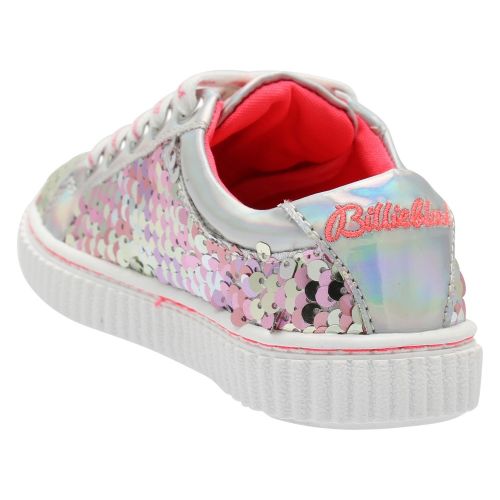 Girls Silver Sequin Trainers (27-37) 55828 by Billieblush from Hurleys